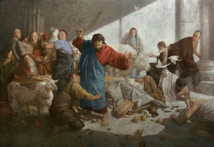 Jezus i Kupcy w Świątyni